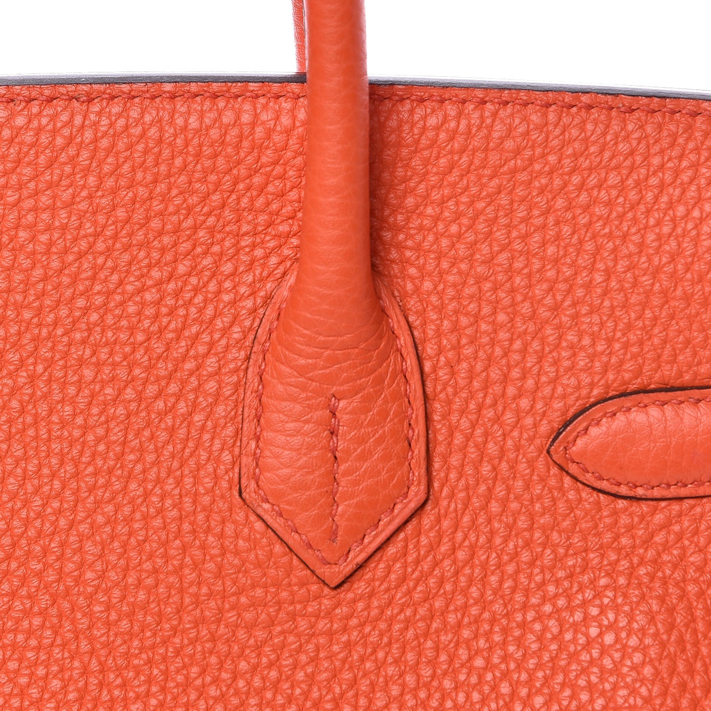 Togo Birkin 30 Orange Poppy