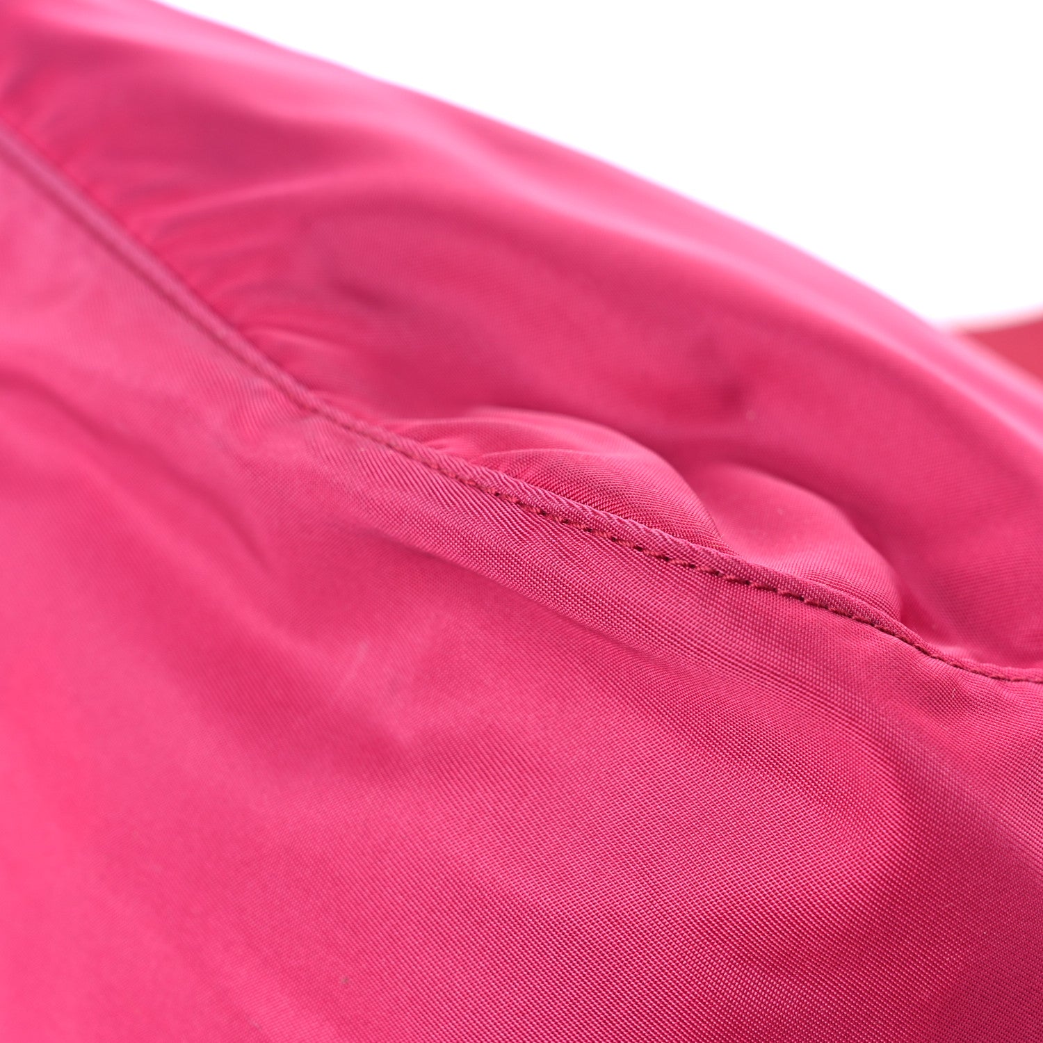 Prada Tessuto Nylon Saffiano Messenger Bag Fuxia 10 of 15