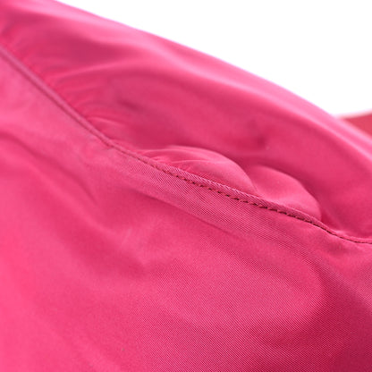 Prada Tessuto Nylon Saffiano Messenger Bag Fuxia 10 of 15