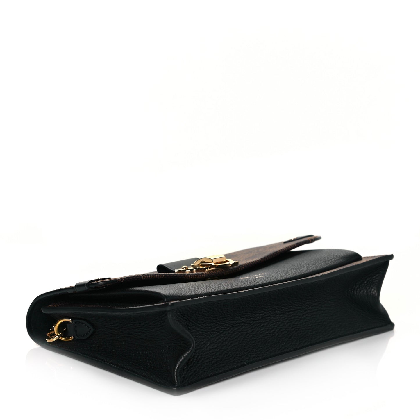 Damier Ebene Vavin Chain Wallet Black
