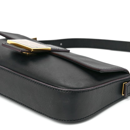 Fendi Vitello Flamingo Enamel Baguette Black 13 of 13