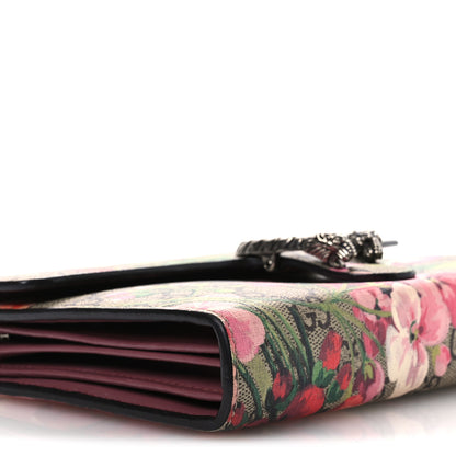 Gucci GG Supreme Monogram Blooms Mini Dionysus Chain Wallet Beige Multicolor Dry Rose 9 of 14