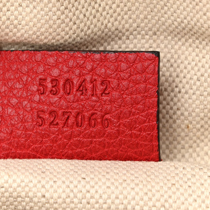 Gucci Grained Calfskin Logo Belt Bag Hibiscus Red 7 of 12