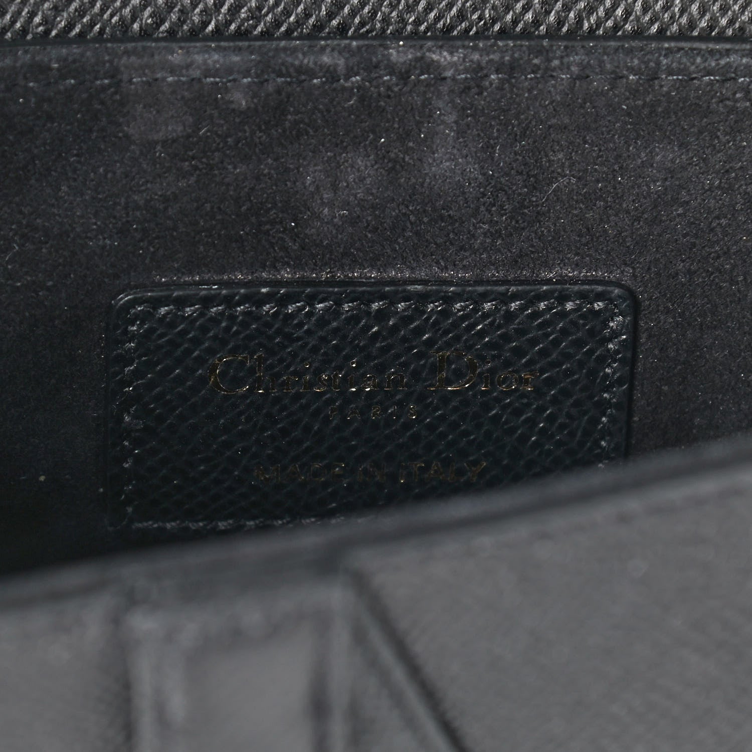 Christian Dior Calfskin Mini Saddle Bag Black 8 of 9