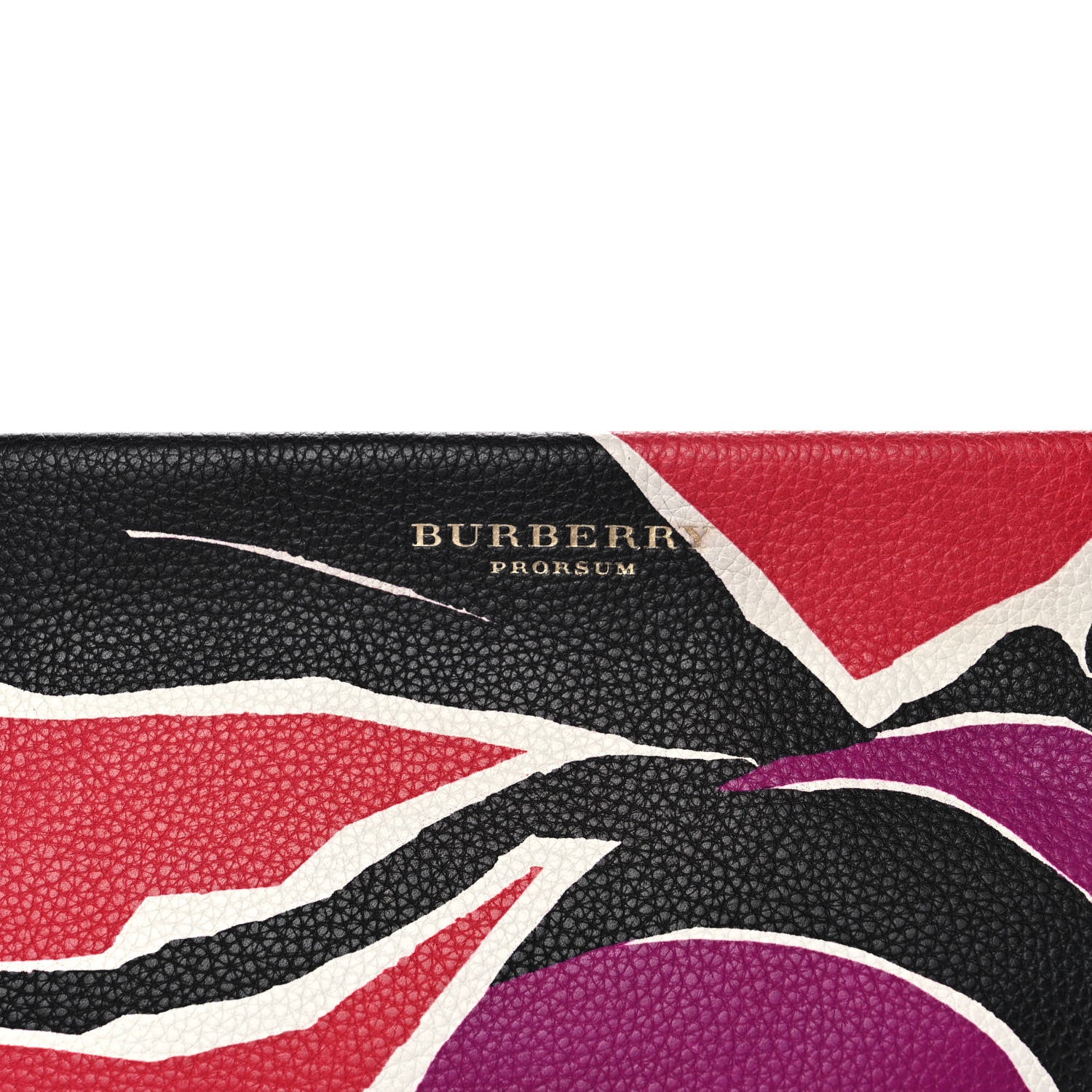 Burberry Prorsum Grained Calfskin Print Pouch Multicolor 8 of 13