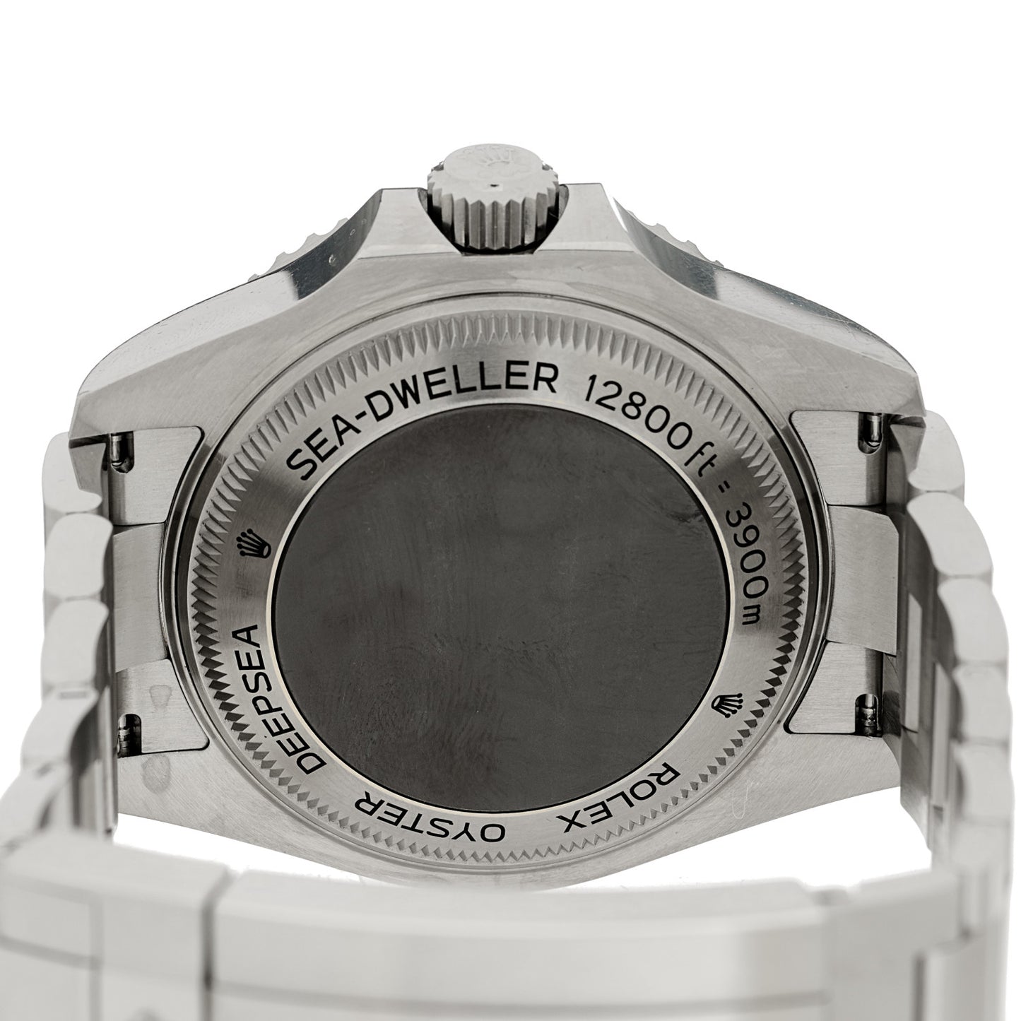 Stainless Steel 44mm Oyster Perpetual Date Sea-Dweller Deepsea Watch Black 126660