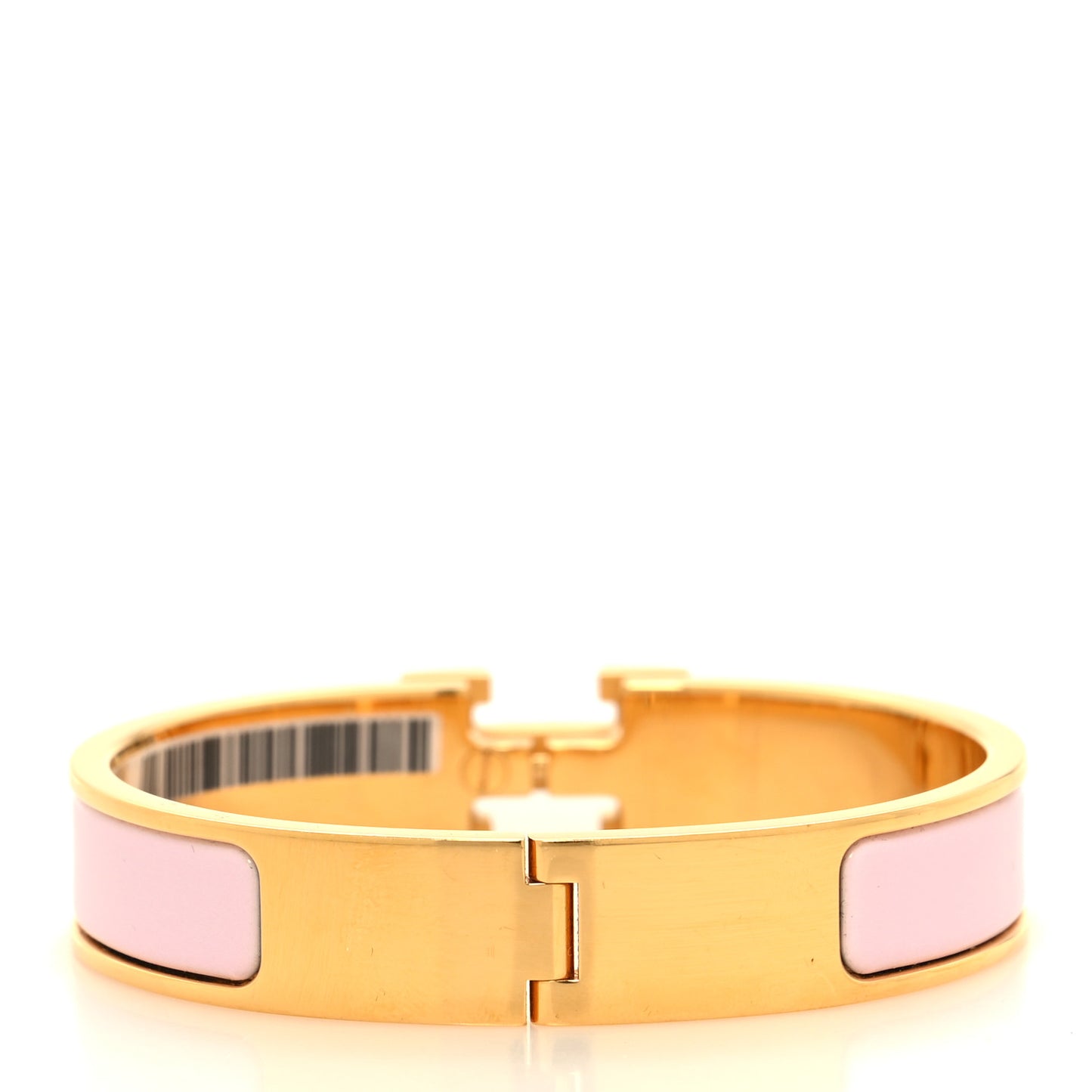 Enamel Narrow Clic Clac H Bracelet PM Rose Candeur