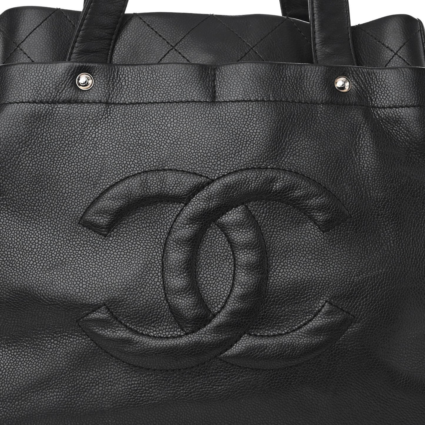 Caviar Executive Cerf Shopper Tote Black
