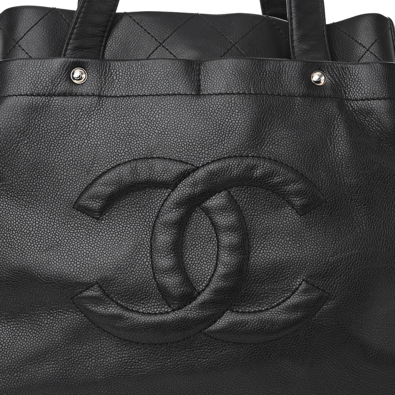 Chanel Caviar Executive Cerf Shopper Tote Black 7 of 9