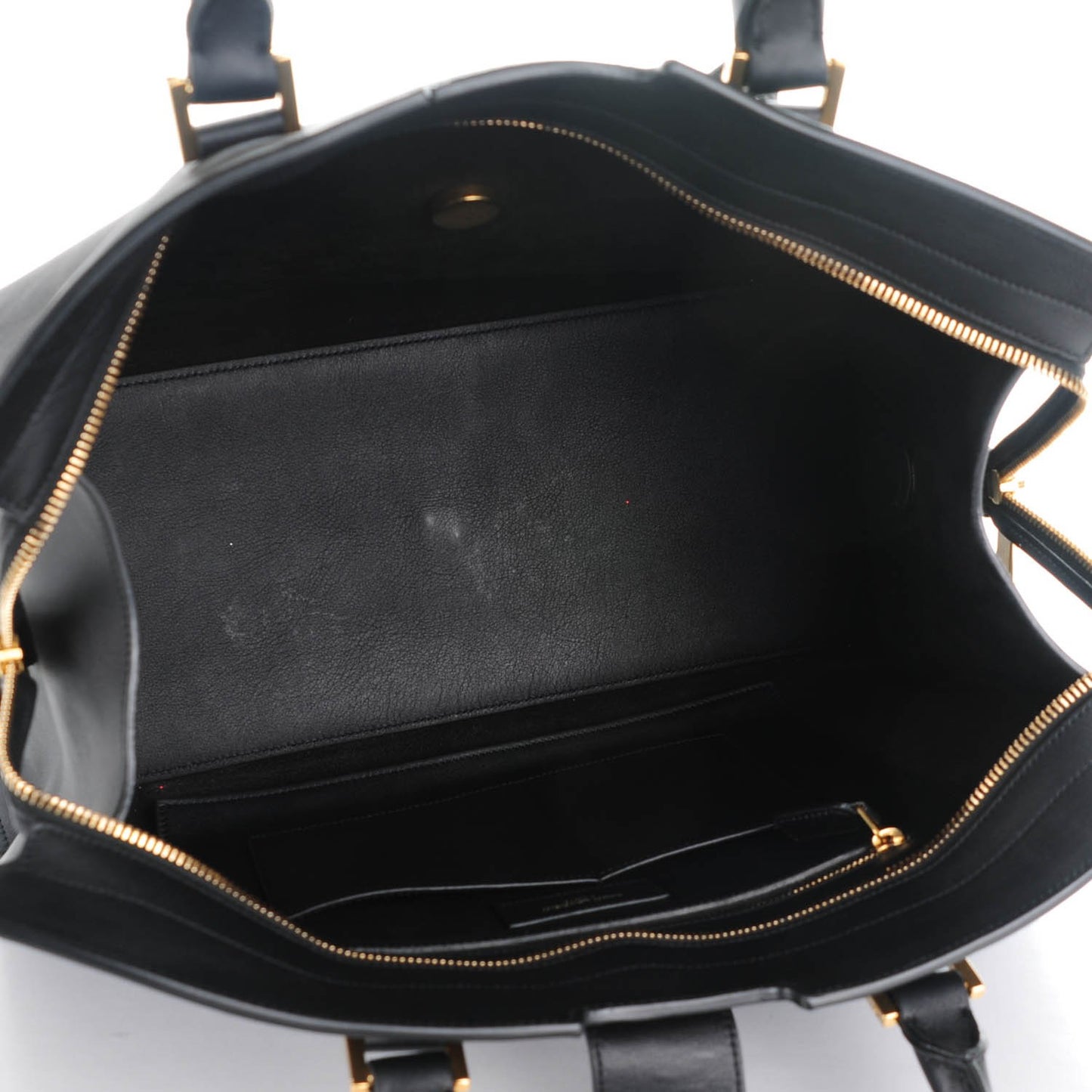 Calfskin Medium Classic Y Cabas Black