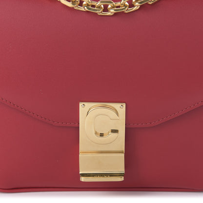 Celine Shiny Calfskin Small C Bag Red 10 of 10
