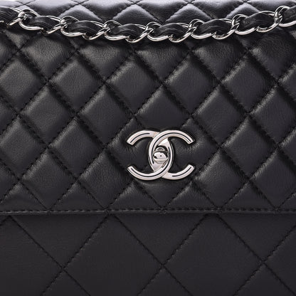 Chanel Calfskin Quilted In The Business Flap Bag Black 8 of 10