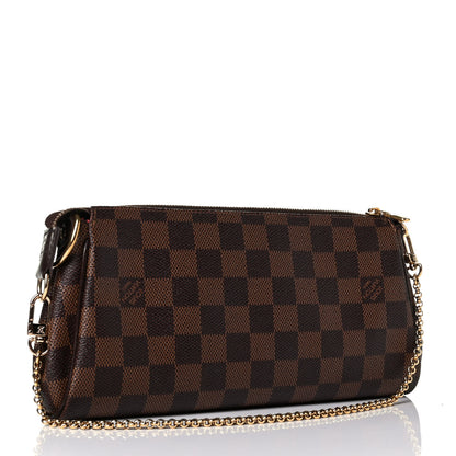 Louis Vuitton Damier Ebene Eva Clutch 2 of 7