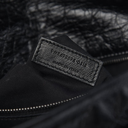 Saint Laurent Crinkled Calfskin Matelasse Monogram Medium Niki Chain Satchel Black 6 of 9