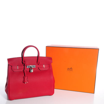 Hermes Togo HAC Birkin 32 Rouge 20 of 25