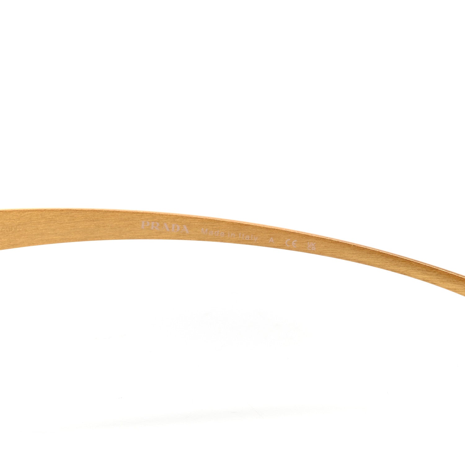 Prada Metal Sunglasses SPR A56 Gold 5 of 8