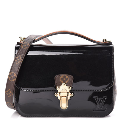 Louis Vuitton Patent Calfskin Monogram Cherrywood BB Black 1 of 8
