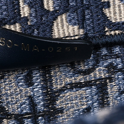 Christian Dior Oblique Medium Book Tote Blue Multicolor 7 of 12