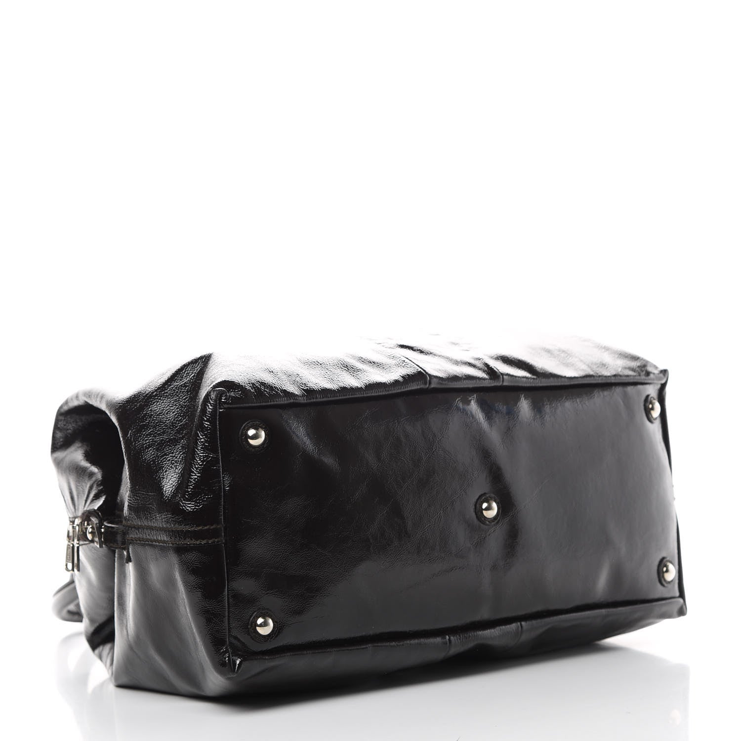 Saint Laurent Textured Patent Medium Easy Y Bag Brown 4 of 18
