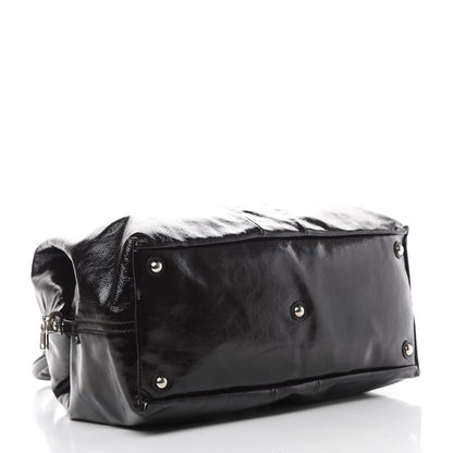 Saint Laurent Textured Patent Medium Easy Y Bag Brown 4 of 18