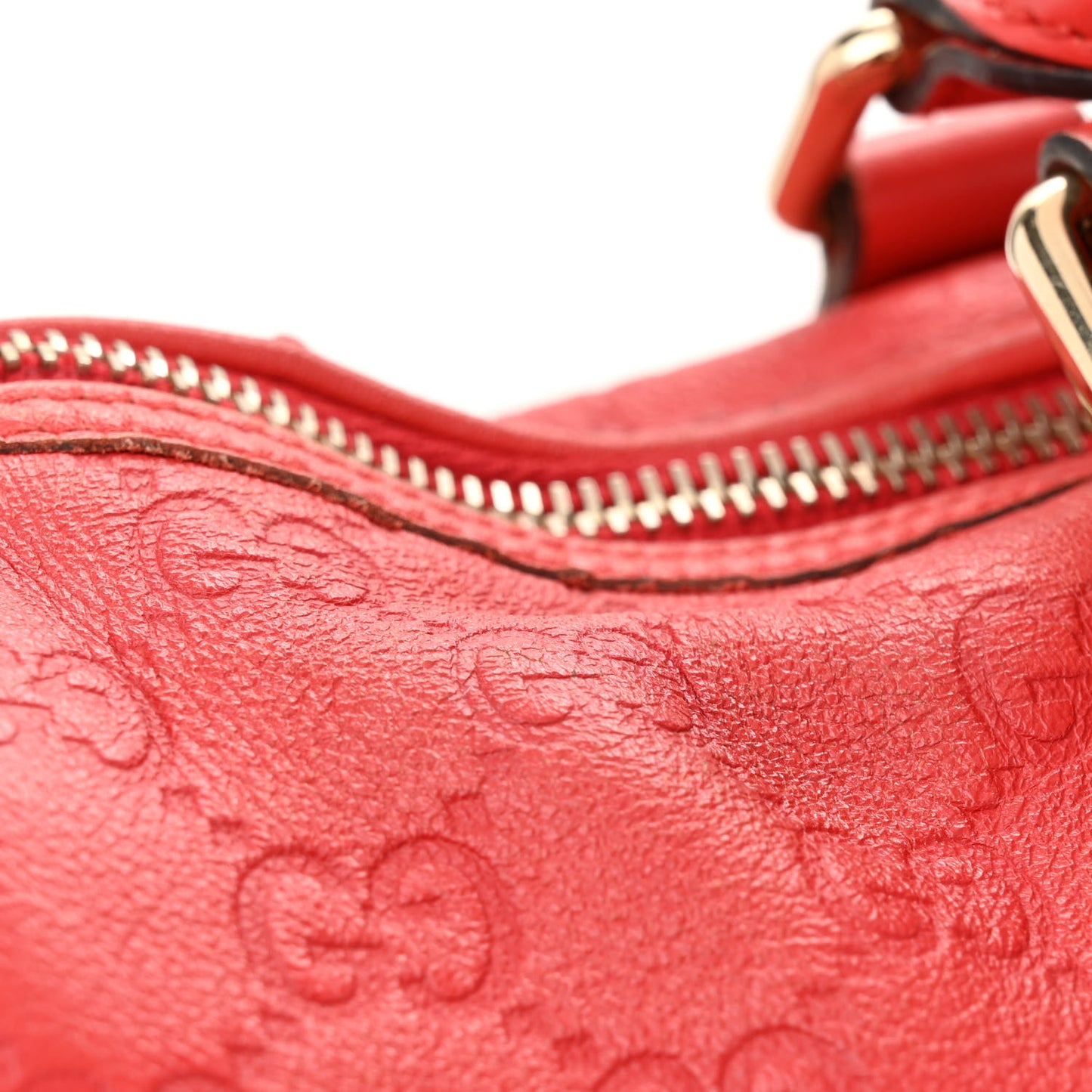 Guccissima Vitello Tender Medium Joy Boston Sporting Red