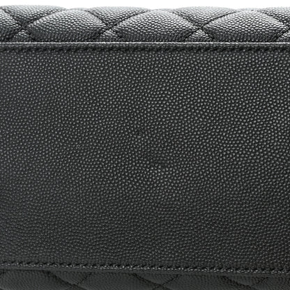 Chanel Caviar Quilted Medium Coco Handle Flap Black 12 of 12