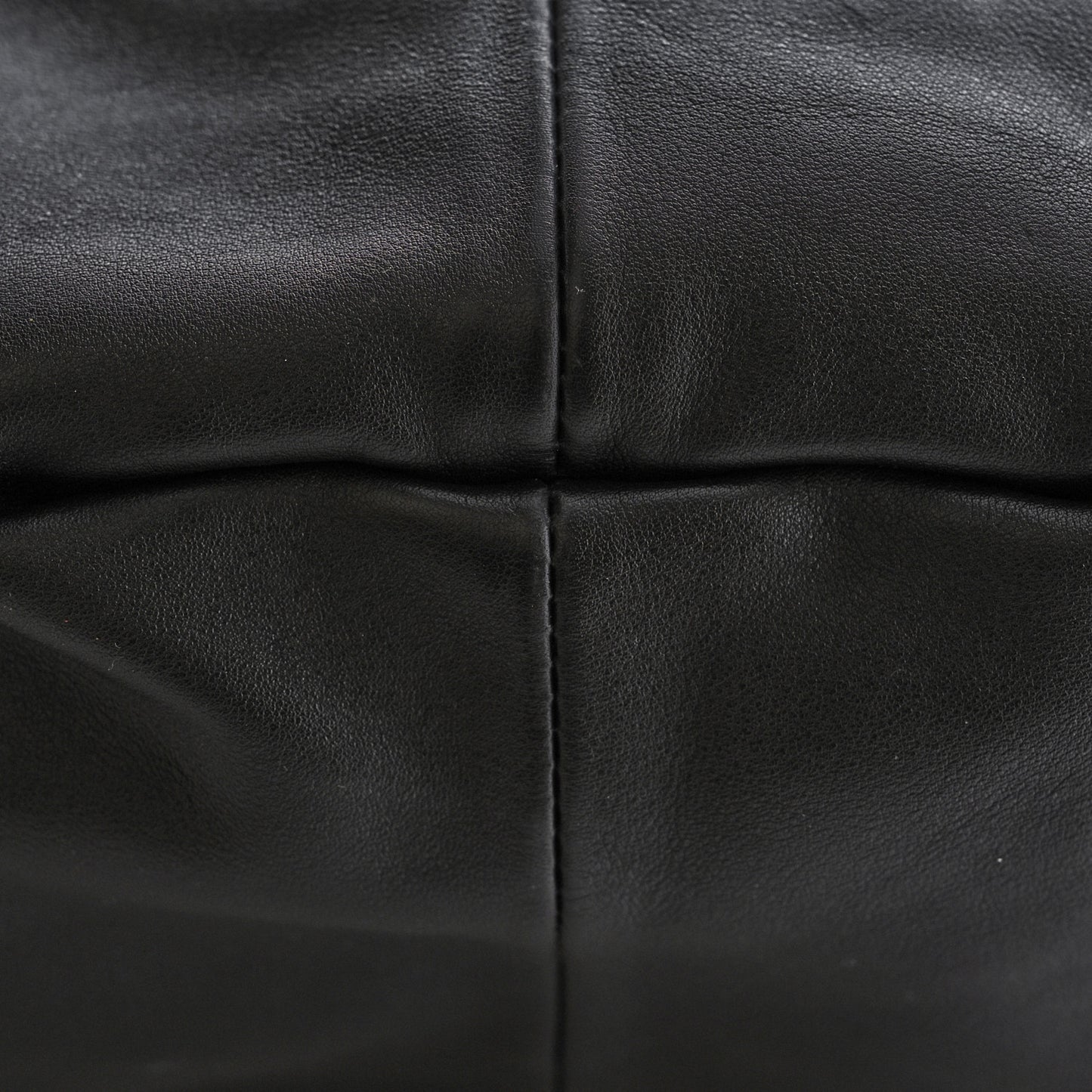 Calfskin Teen Double Knot Hobo Black