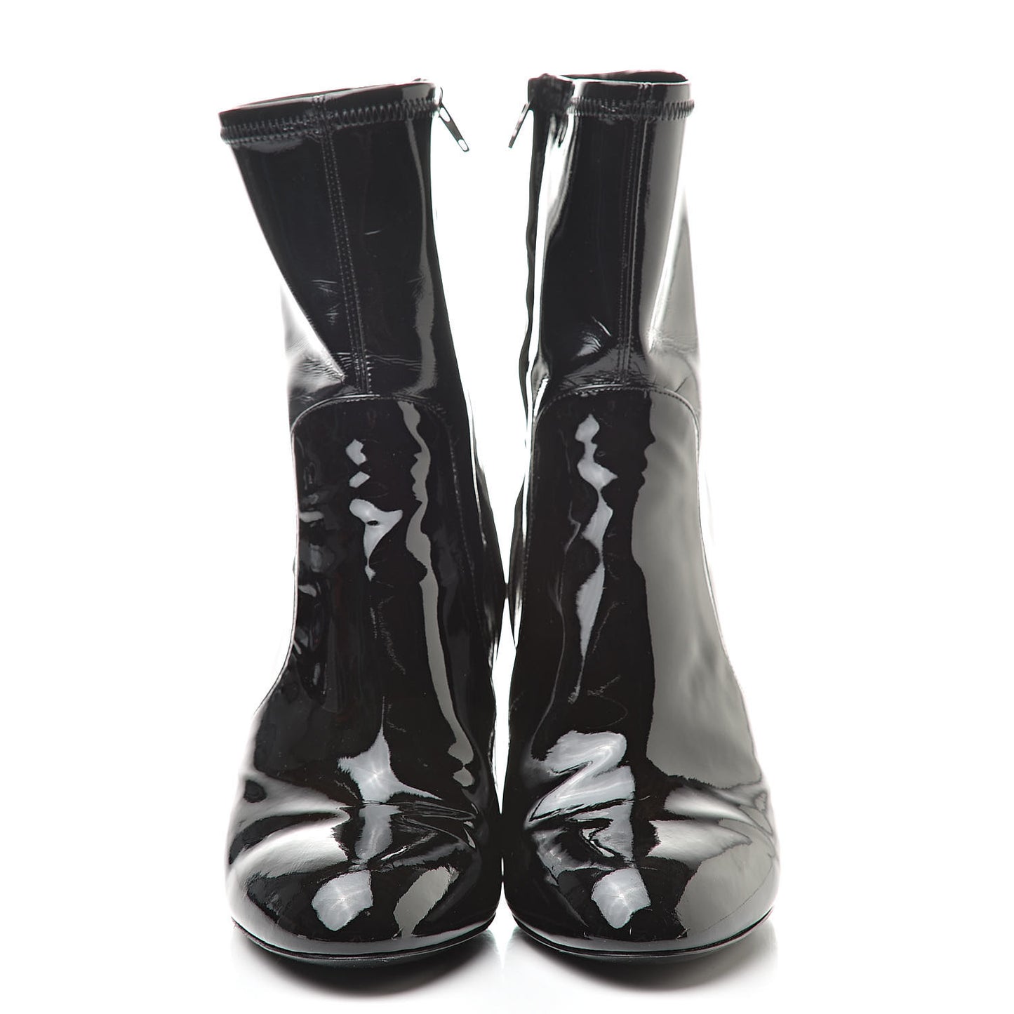 Patent Uniformes Silhouette Ankle Boots 38.5 Black