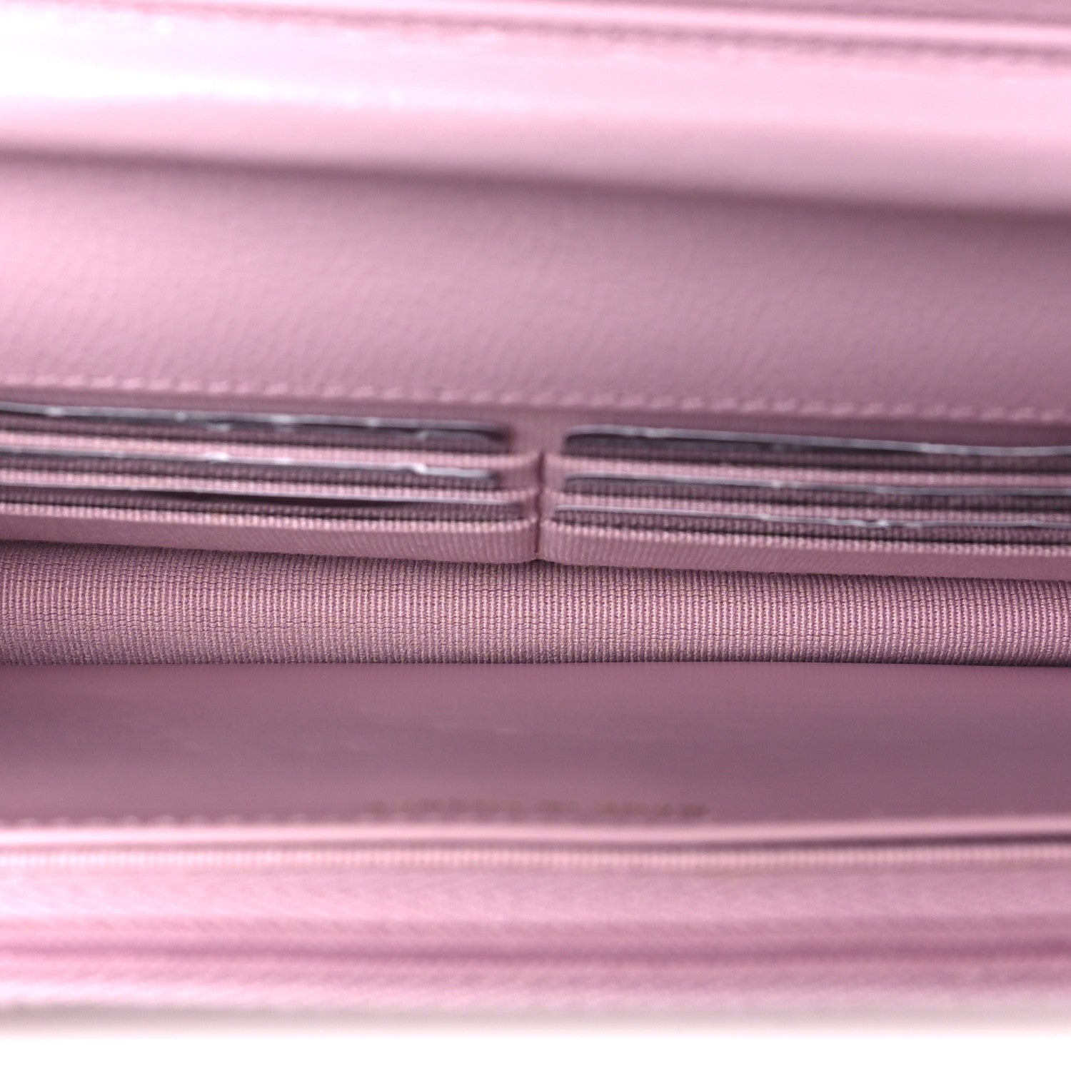 Chanel Caviar Quilted Wallet on Chain WOC Light Pink 5 of 12