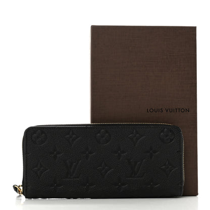 Louis Vuitton Empreinte Clemence Wallet Black 7 of 7