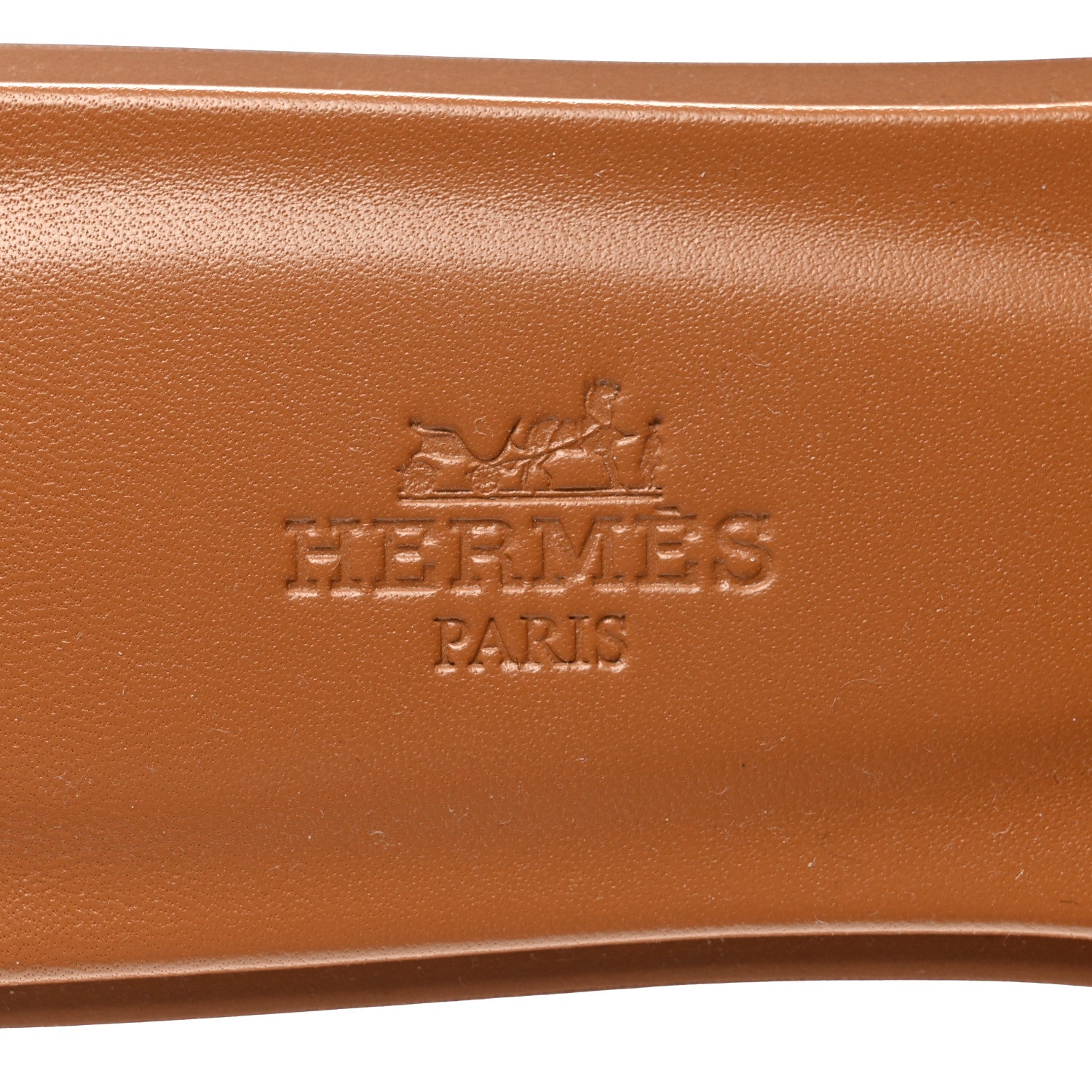 Hermes Ostrich Oran Sandals 37 Naturel 7 of 9