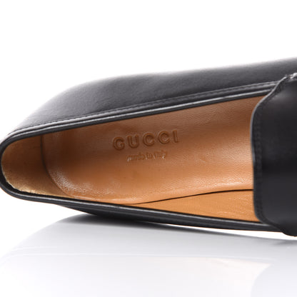 Gucci Calfskin Womens Jordaan Loafers 36.5 Black 7 of 8