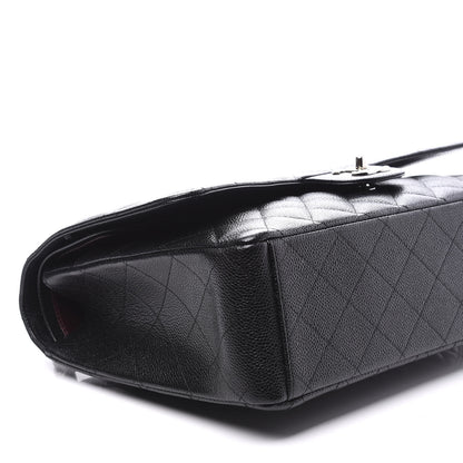 Chanel Caviar Quilted Maxi Double Flap Black 5 of 9