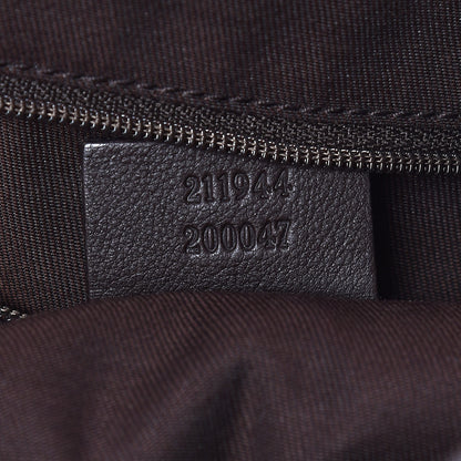 Gucci Monogram Medium Sukey Tote Dark Brown 9 of 11
