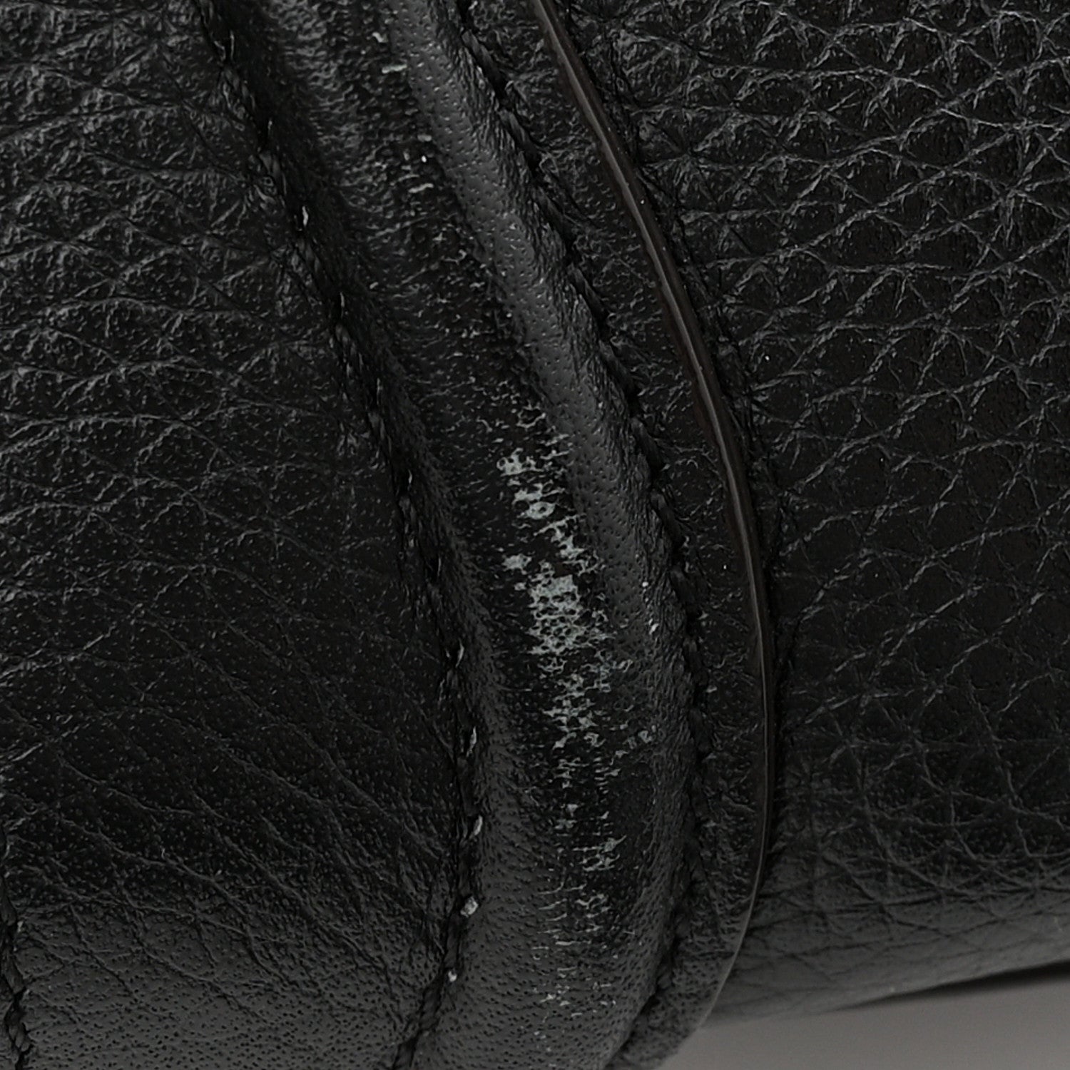 Celine Drummed Calfskin Nano Luggage Black 18 of 19