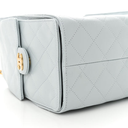 Chanel Caviar Quilted Small Chanel 25 Handbag Light Blue 9 of 11