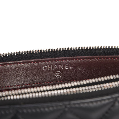 Chanel Lambskin Quilted Small Clutch With Chain Black 6 of 9