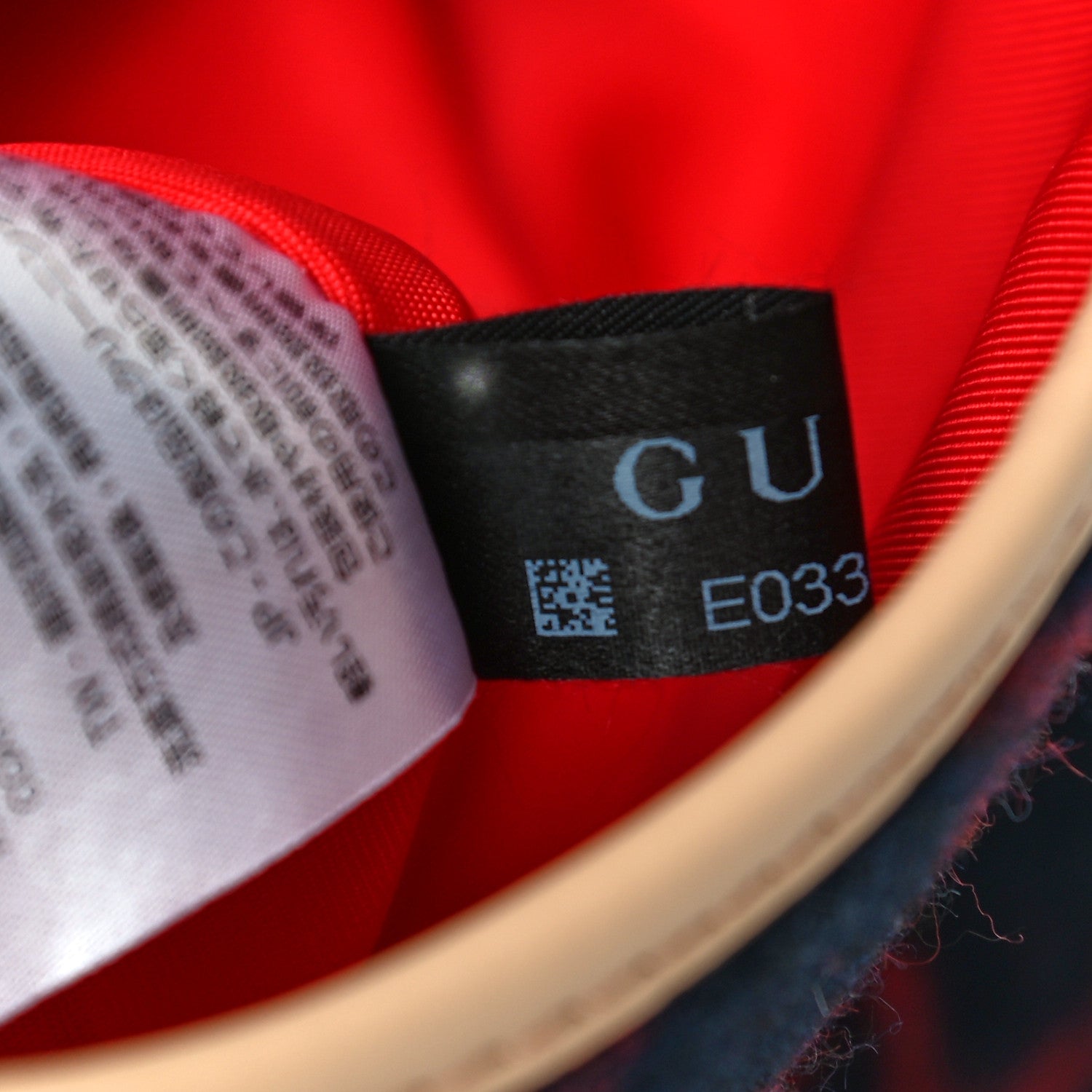 Gucci Wool GG Monogram Children's GG Backpack Blue Red 7 of 10
