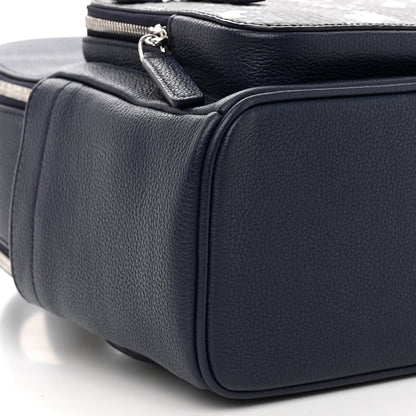 MCM Calfskin Visetos Floral Leopard Klassik Small Stark Backpack Blue Black 8 of 9