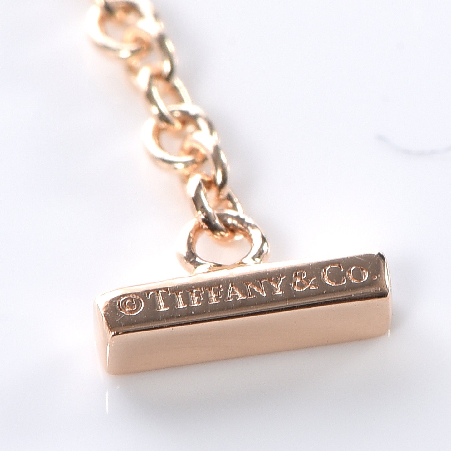18K Rose Gold T Smile Bracelet