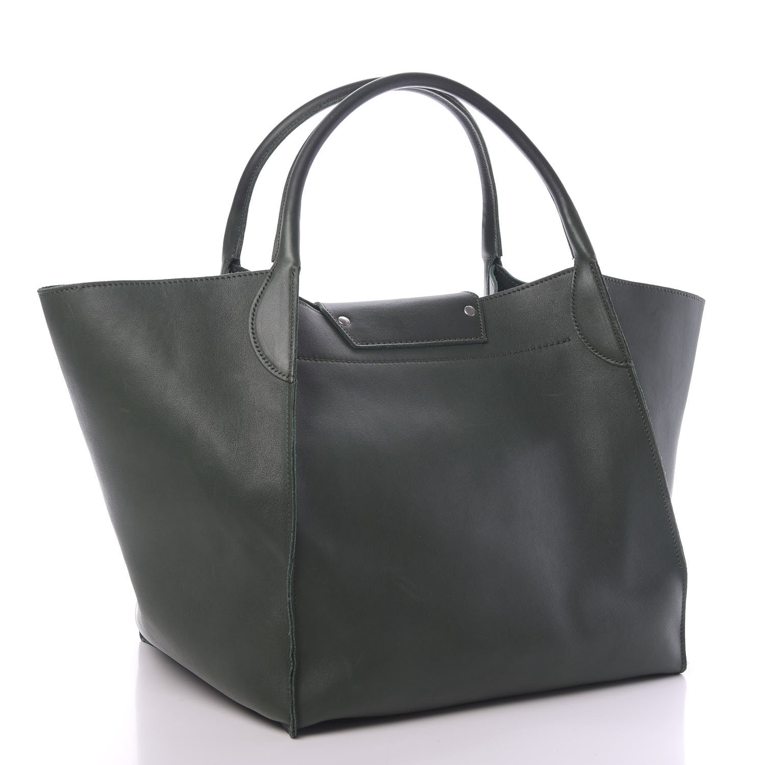 Celine Smooth Calfskin Medium Big Bag Dark Green 3 of 10