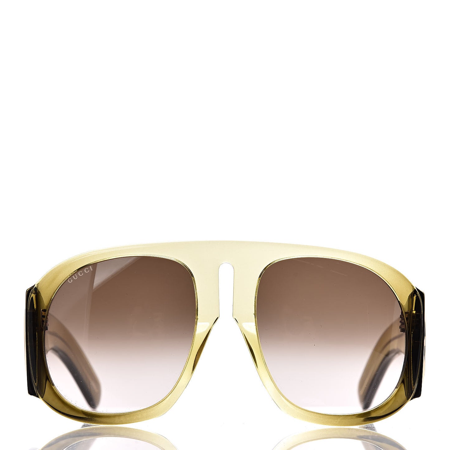 Oversized Aviator Sunglasses GG0152S Yellow