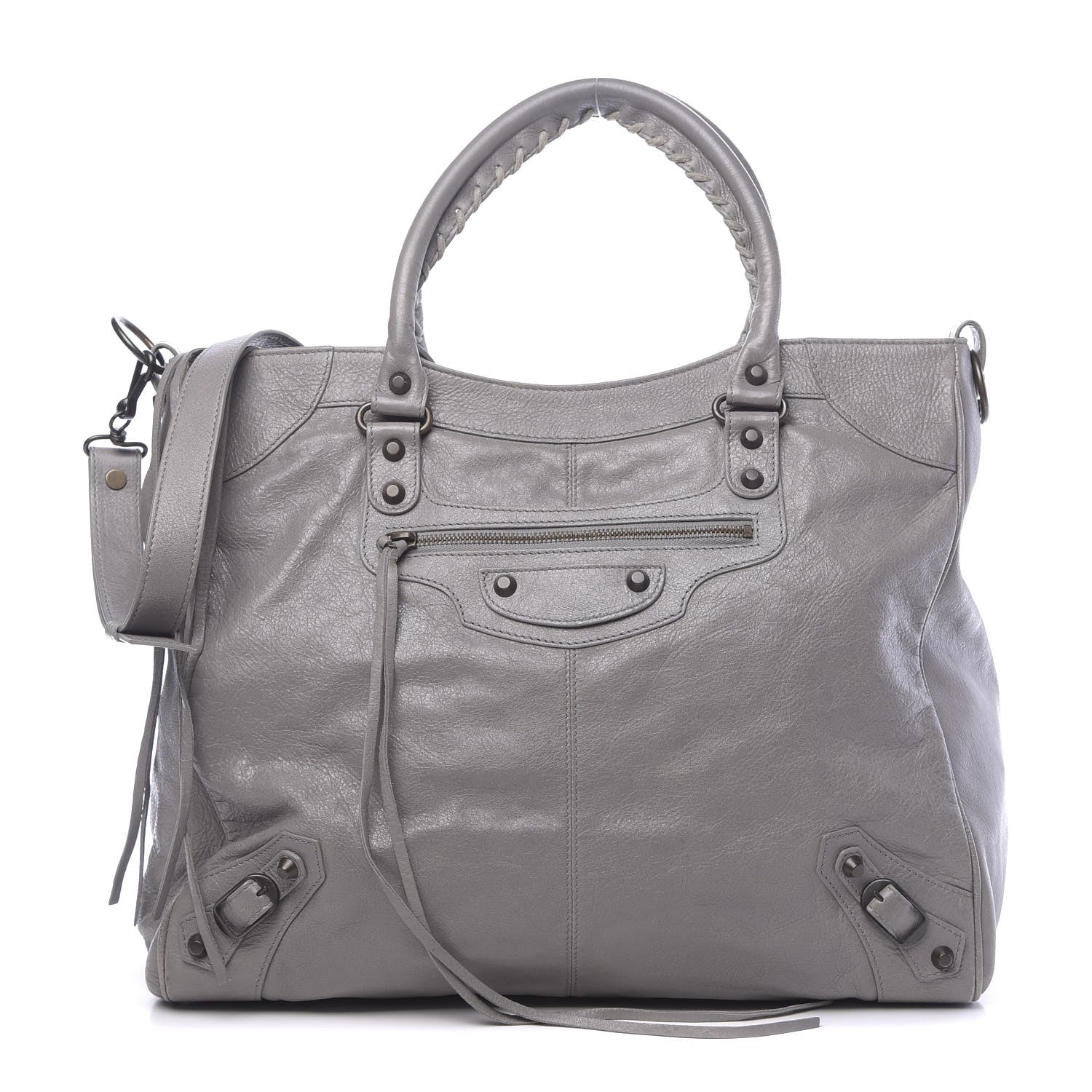 Balenciaga Agneau Classic Hardware Velo Gris Pyrite 1 of 10