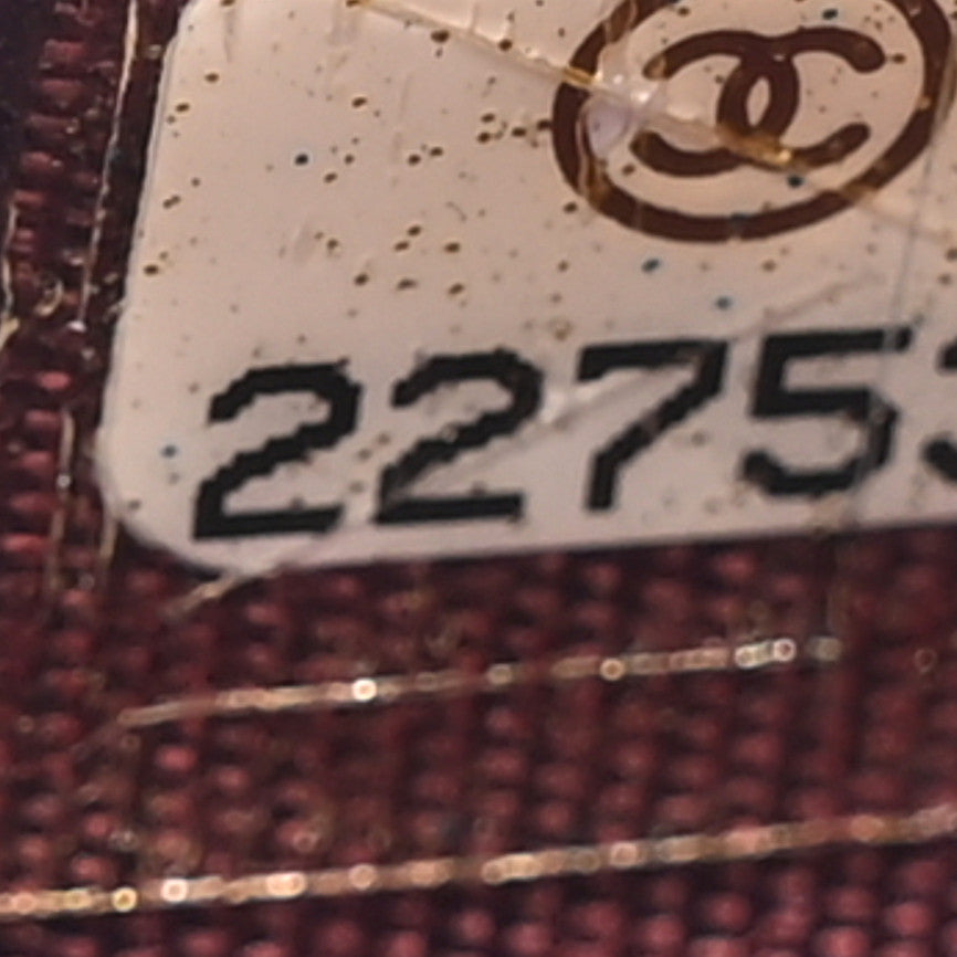 Chanel Caviar Quilted Boy Wallet On Chain WOC Burgundy 7 of 14