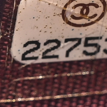 Chanel Caviar Quilted Boy Wallet On Chain WOC Burgundy 7 of 14