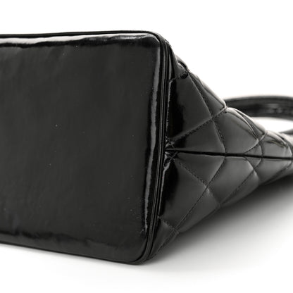 Chanel Patent Medallion Tote Black 12 of 15