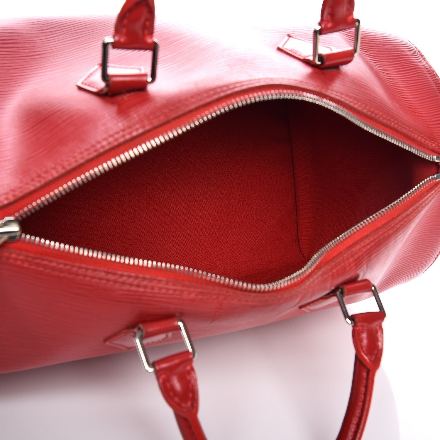 Louis Vuitton Epi Speedy 30 Rouge 5 of 18