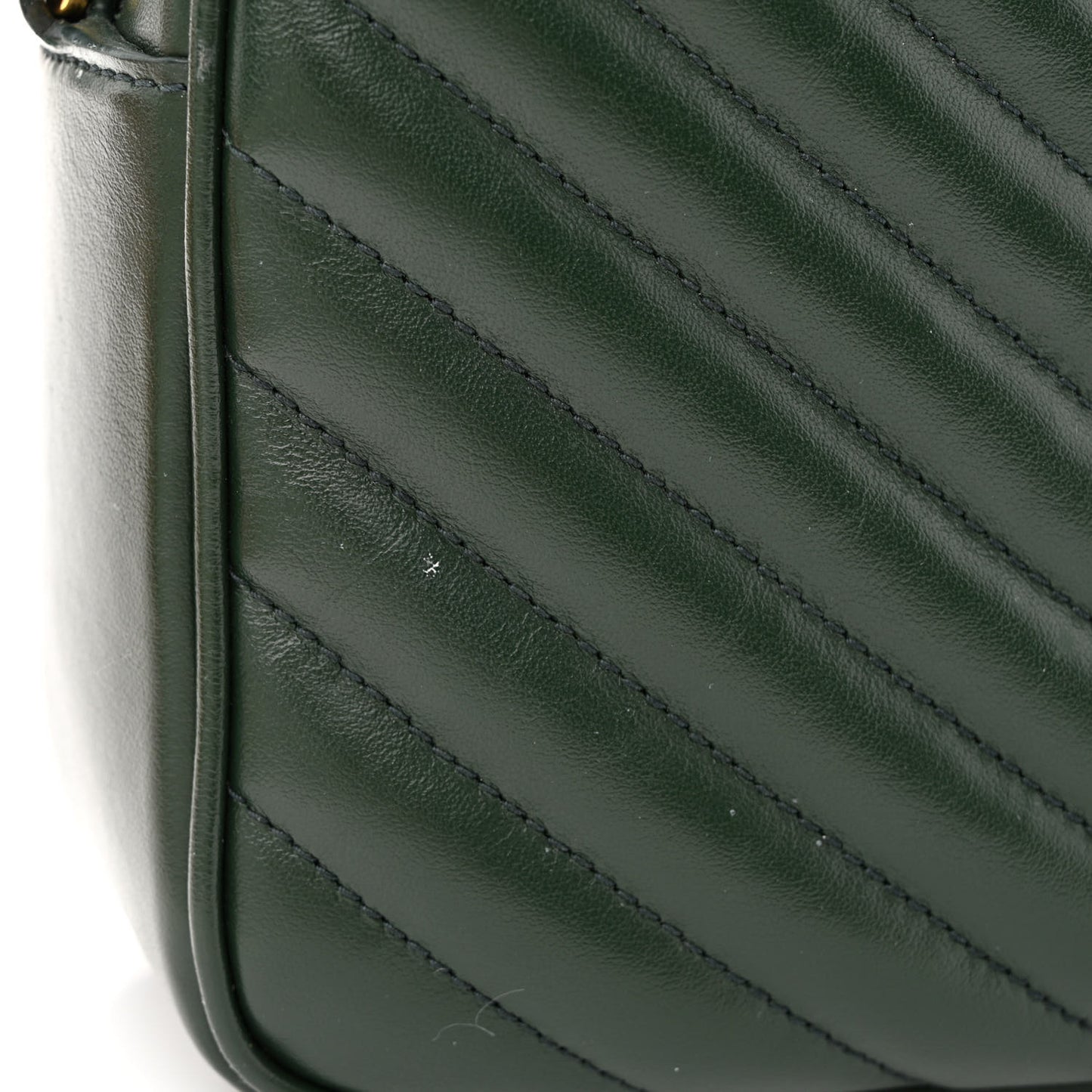 Calfskin Matelasse Monogram Lou Camera Bag Military Green