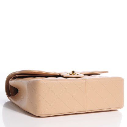 Chanel Caviar Jumbo Double Flap Beige Clair 4 of 9