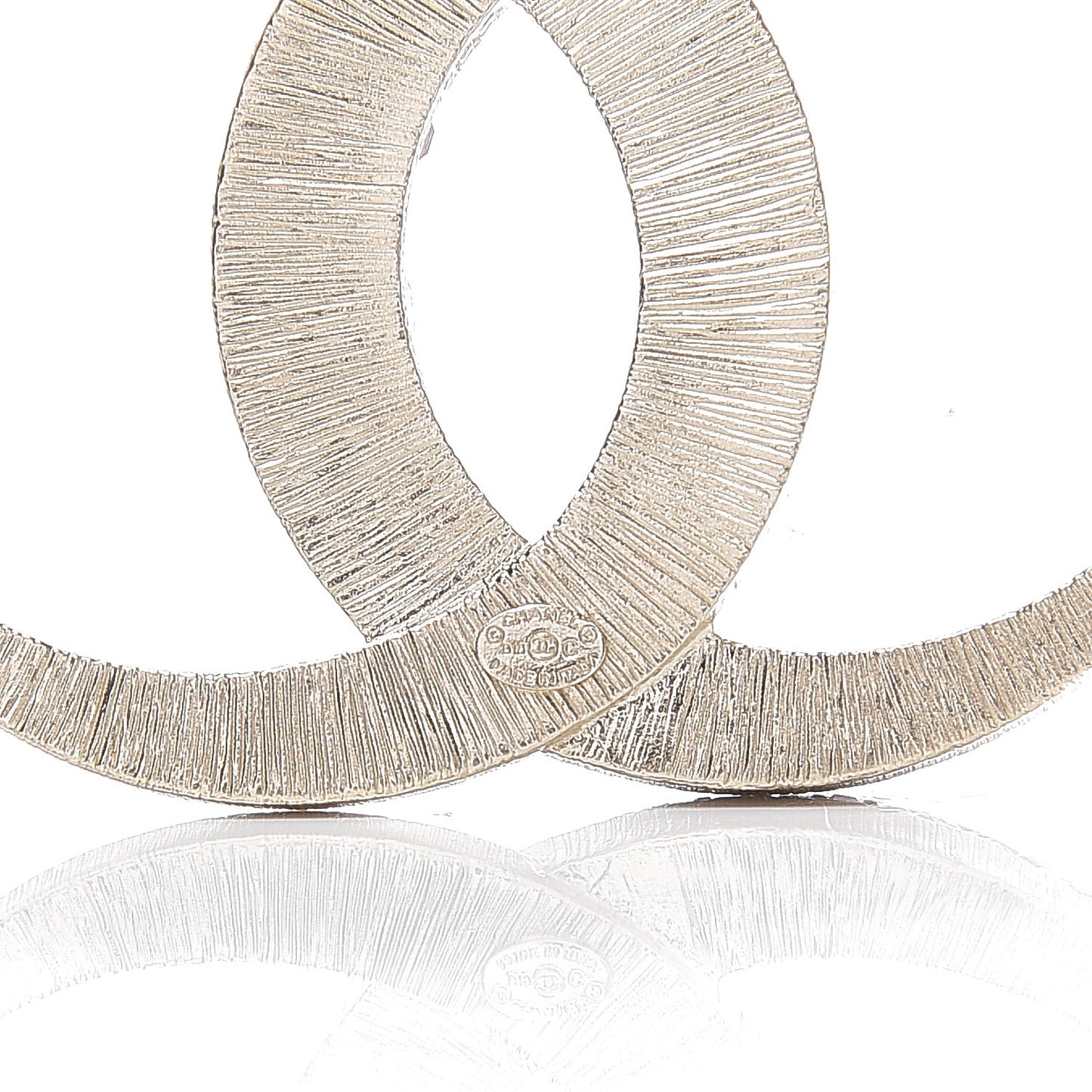 Baguette Crystal Dubai CC Brooch Gold